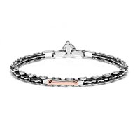 Bracciale Baraka Uomo in Acciaio Diamante BR251231ROAD200002 - BR251231ROAD200002